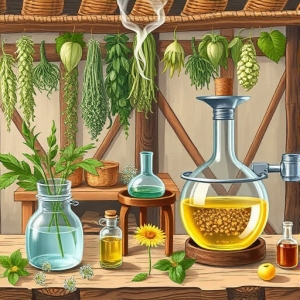 تقطیر گیاهان دارویی