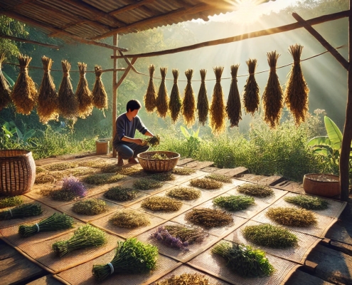 خشک کردن گیاهان دارویی