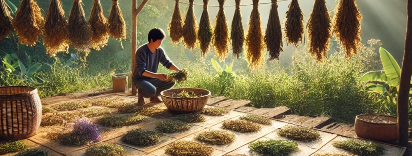 خشک کردن گیاهان دارویی