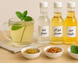عرقیات گیاهی در برنامه غذایی روزانه‌